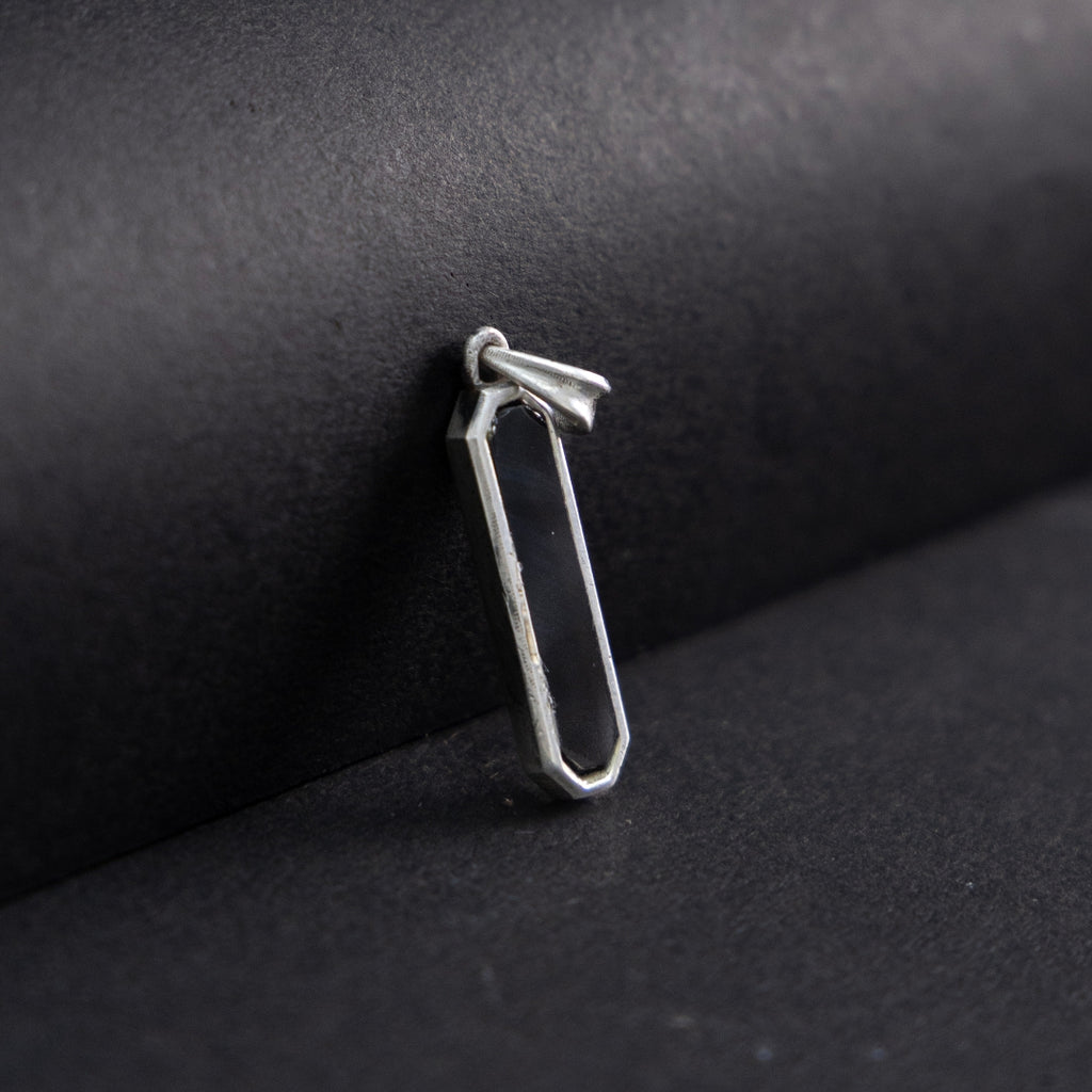 Blackout Silver Pendant