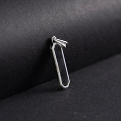 Blackout Silver Pendant