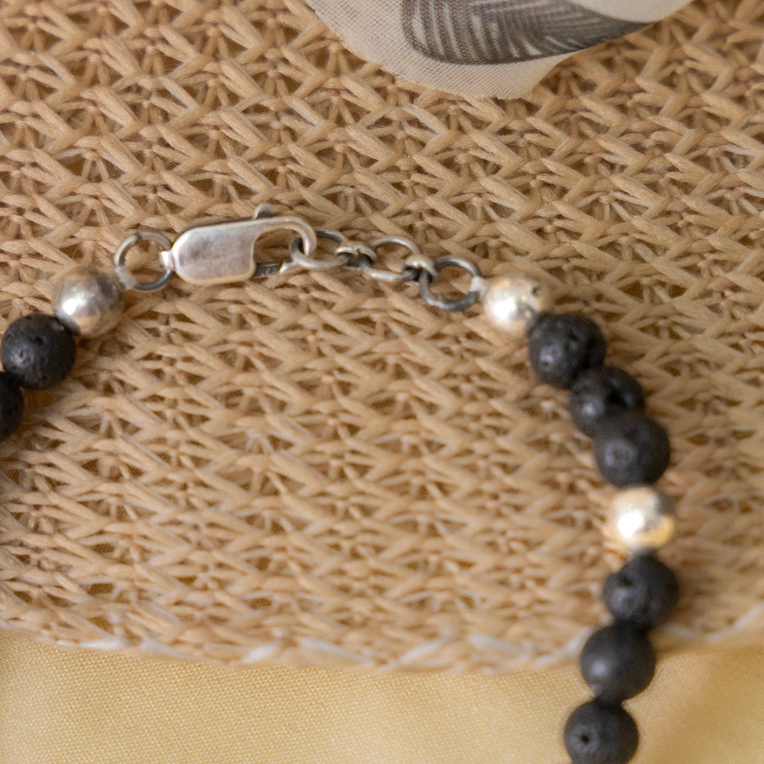 Lava Silver Bracelet