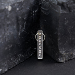 Jade silver pendant