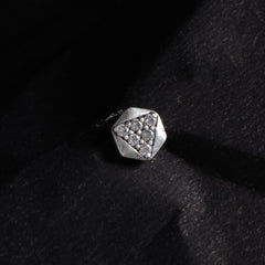 Hexa Diamond Stud