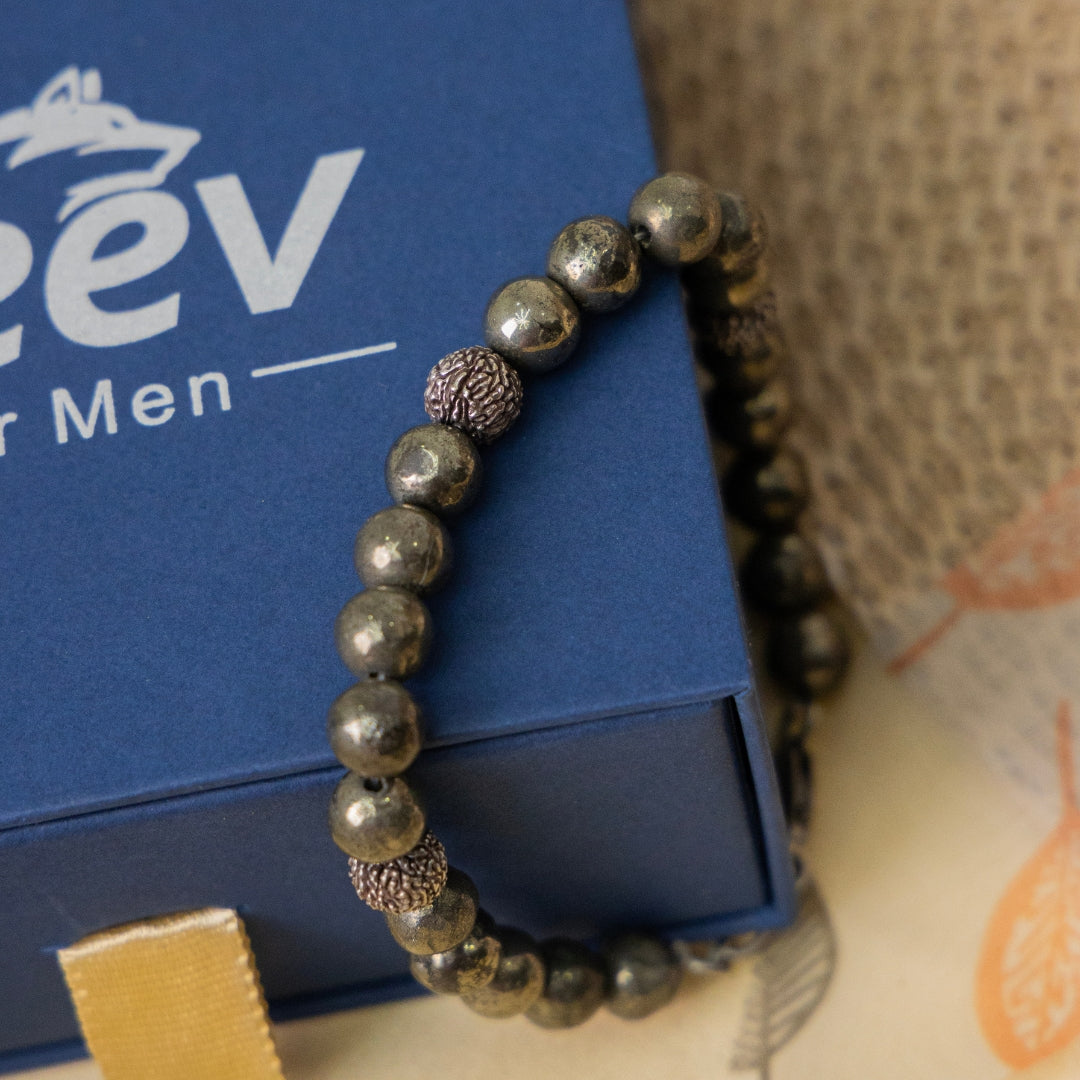 Pyrite Sliver Bracelet