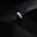 Round silver loop Stud