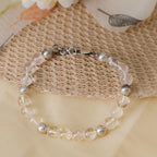 Spathik Crystal Silver Bracelet
