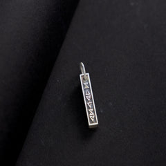 Jade silver pendant