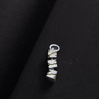 Skyline silver pendant
