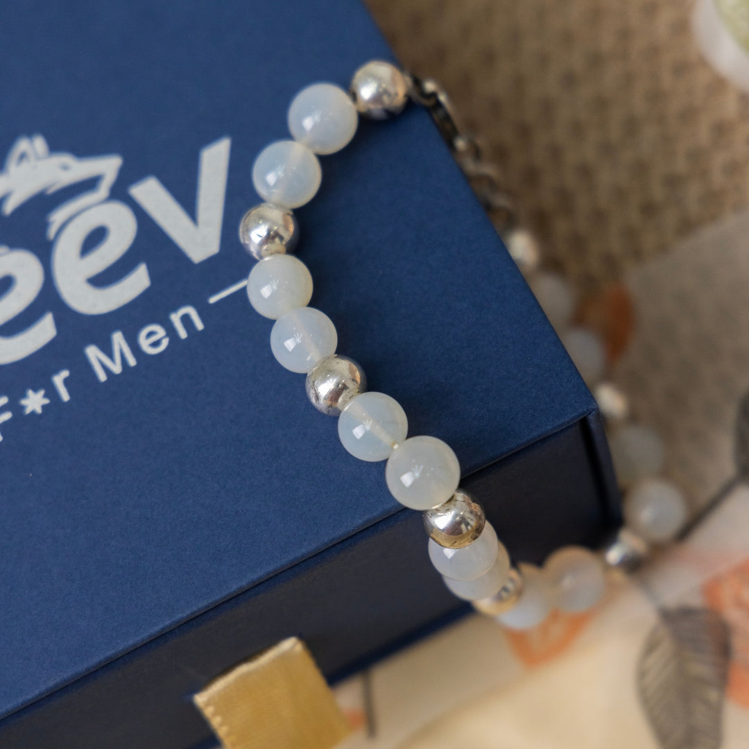 Moonstone silver bracelet