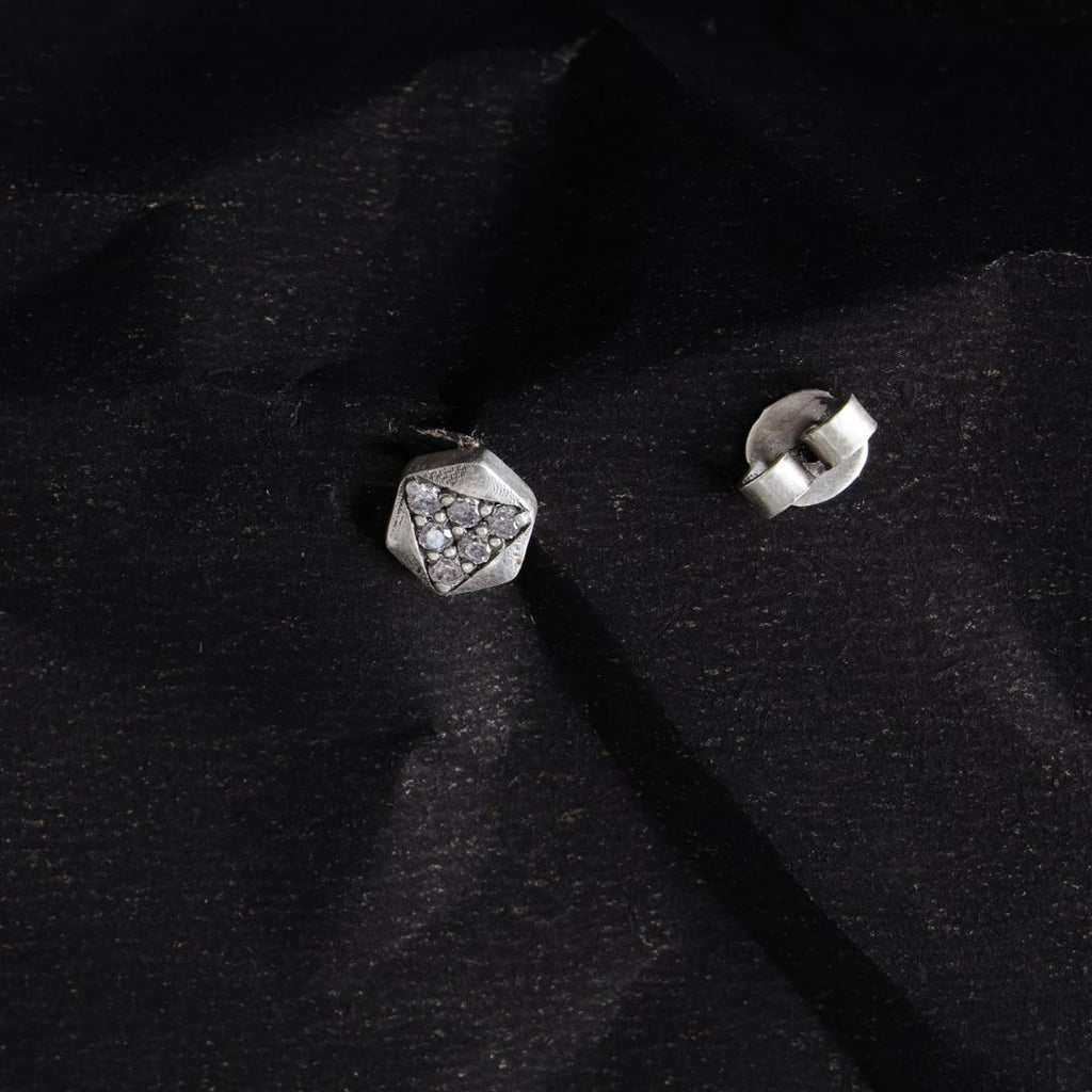 Hexa Diamond Stud