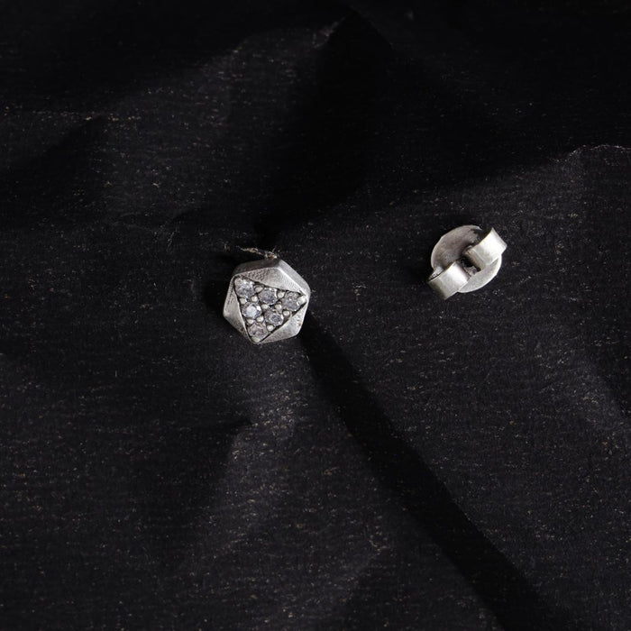 Hexa Diamond Stud