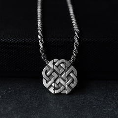 Hexa Path Silver Pendant