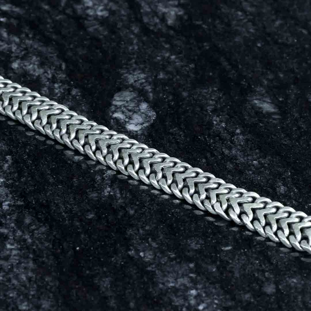 Victory Strap Silver Bracelet