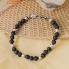 Lava Silver Bracelet