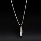 Skyline silver pendant