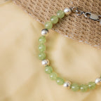 Aventurine Grapes Silver Bracelet
