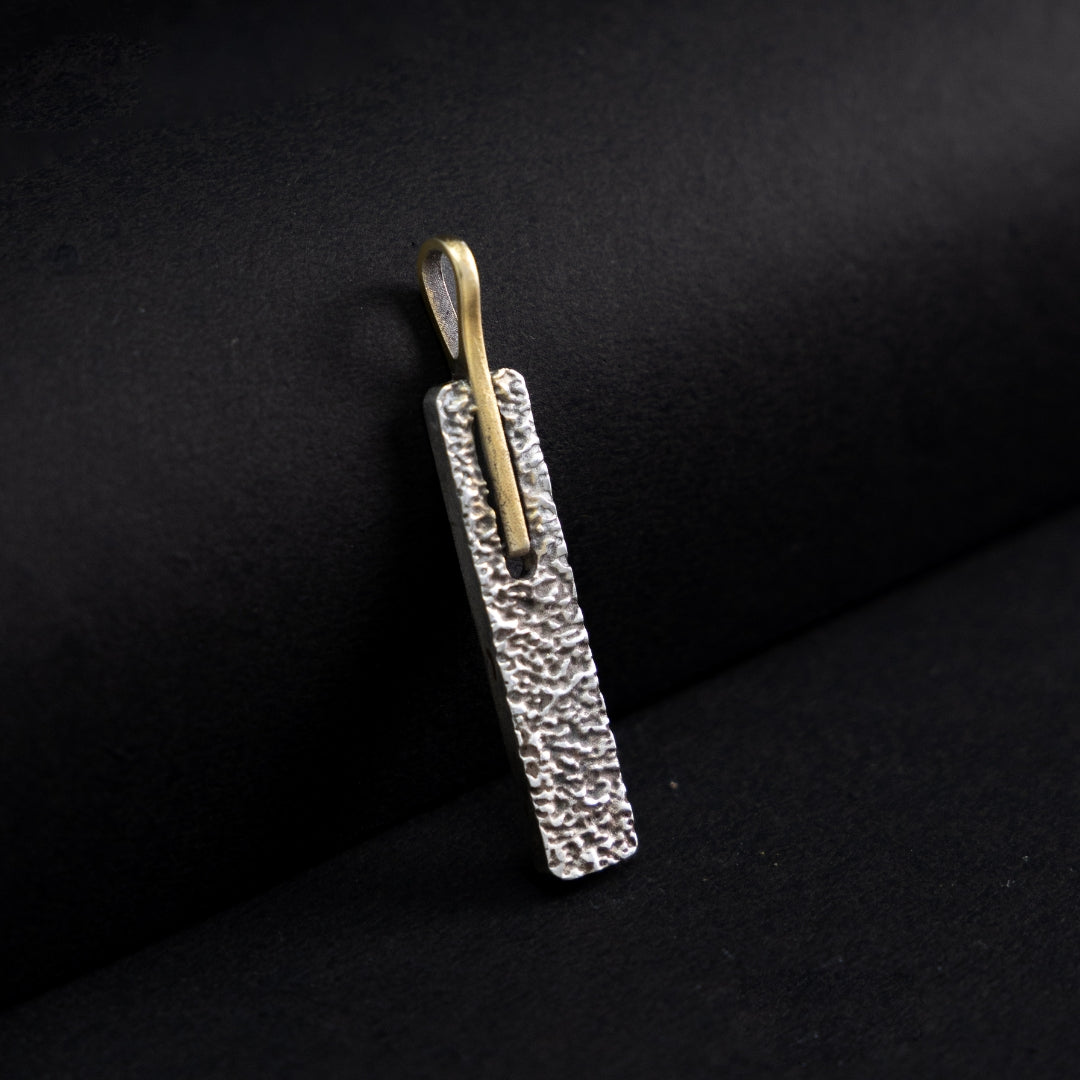 Jade silver pendant