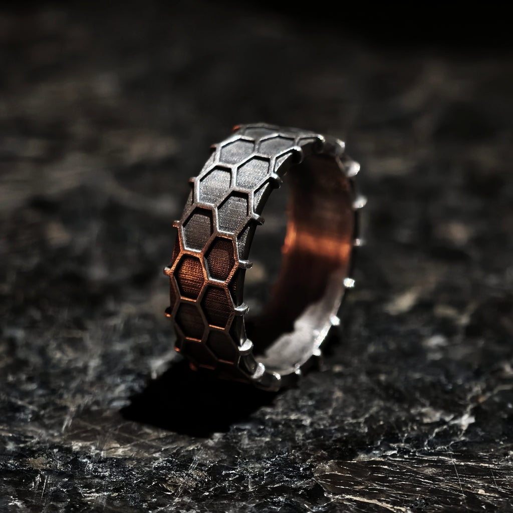 Silver Web band
