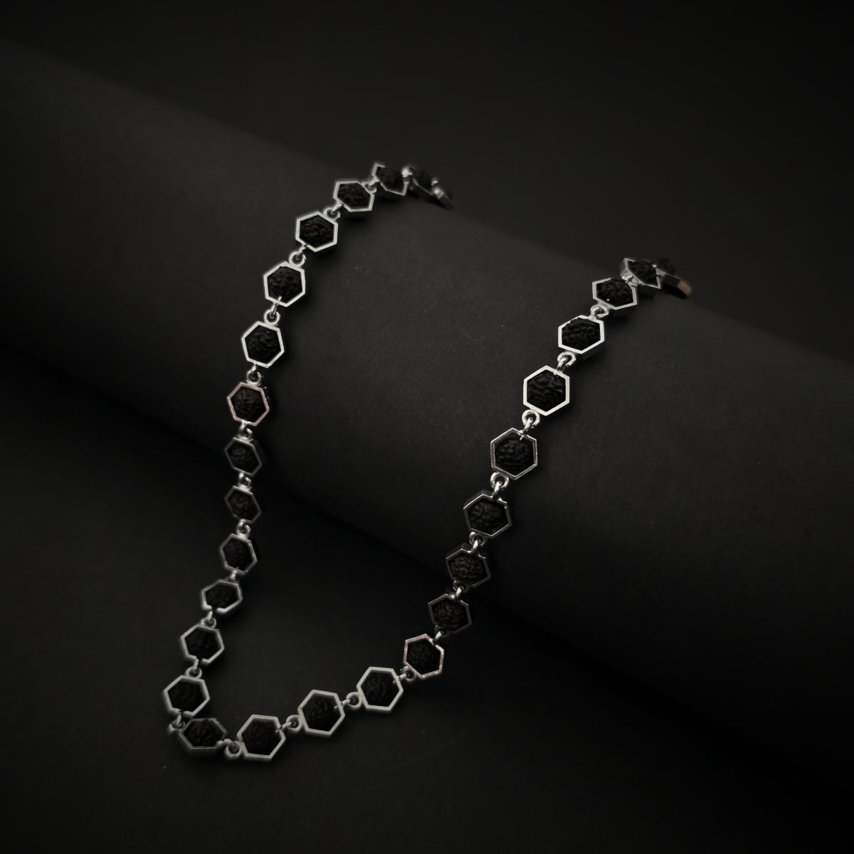 KAILASH | 925 Silver Rudraksha Mala