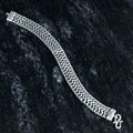 Victory Strap Silver Bracelet