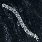 Victory Strap Silver Bracelet