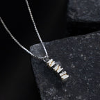 Skyline silver pendant
