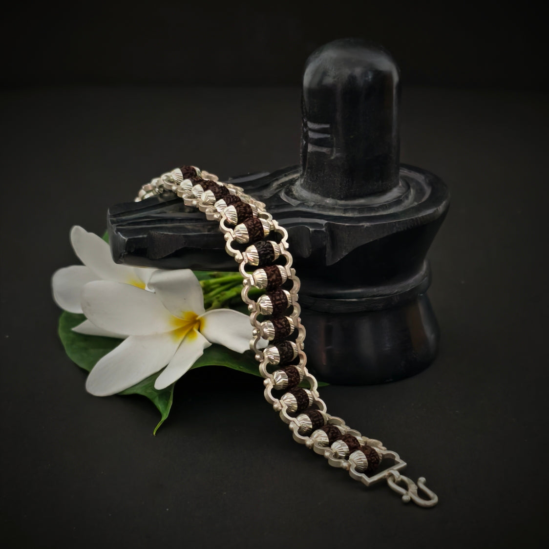 RUDRA | 925 Silver Rudraksha Bracelet