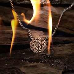 Hexa Path Silver Pendant