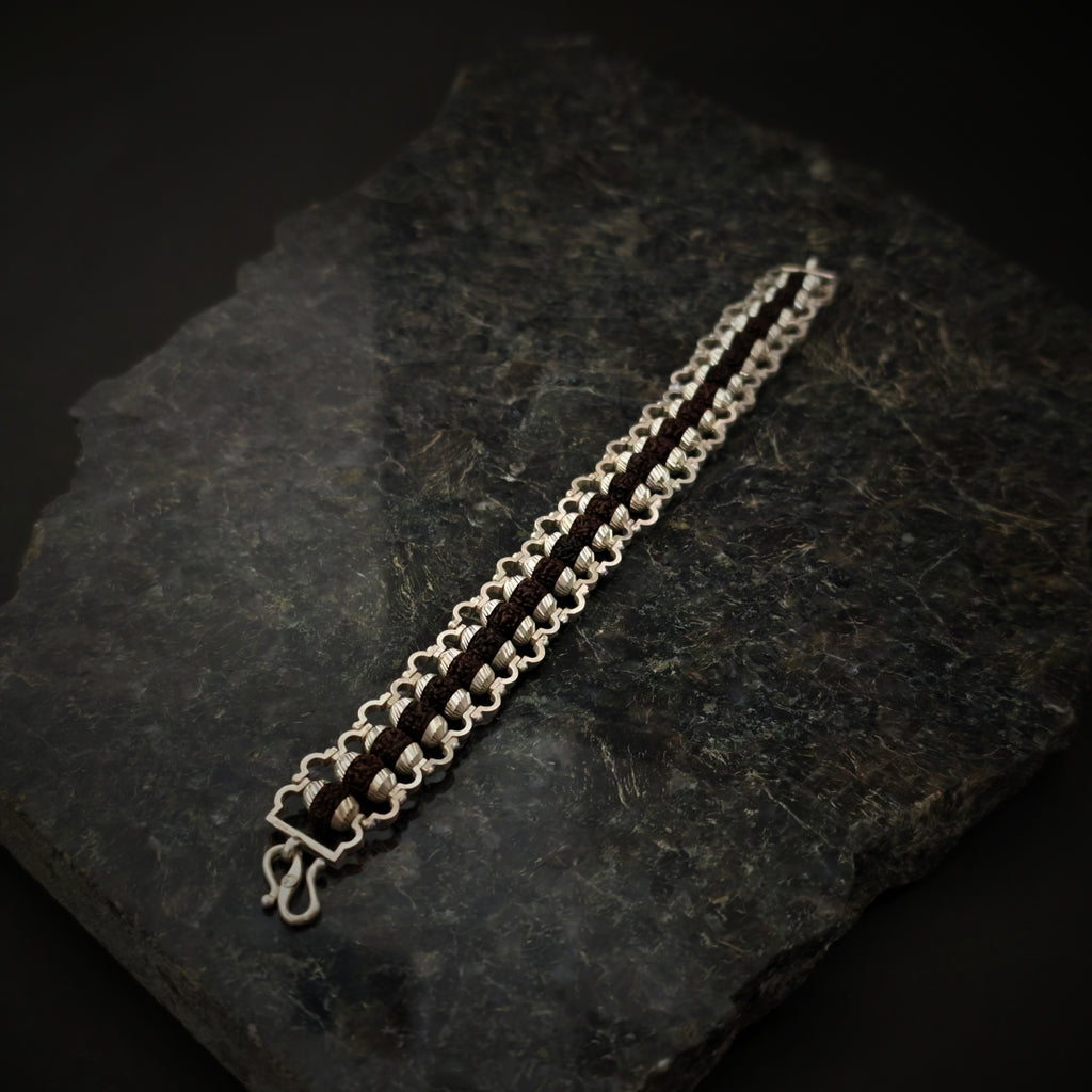 RUDRA | 925 Silver Rudraksha Bracelet