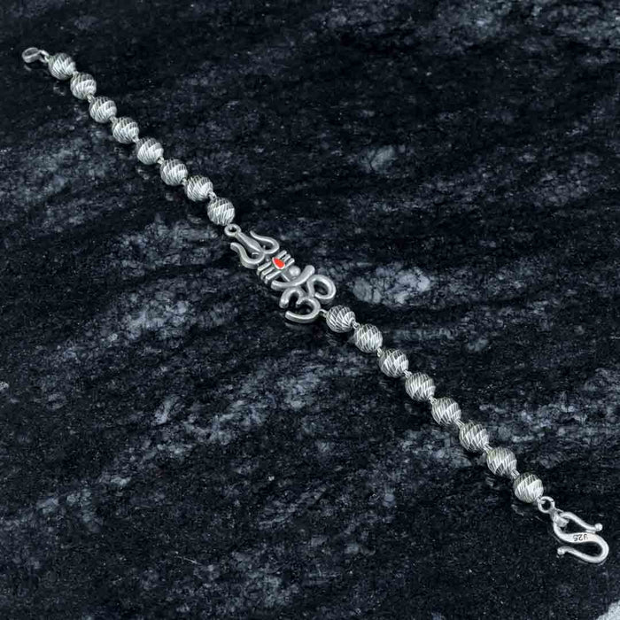 Om Trishul Rudraksh Bracelet