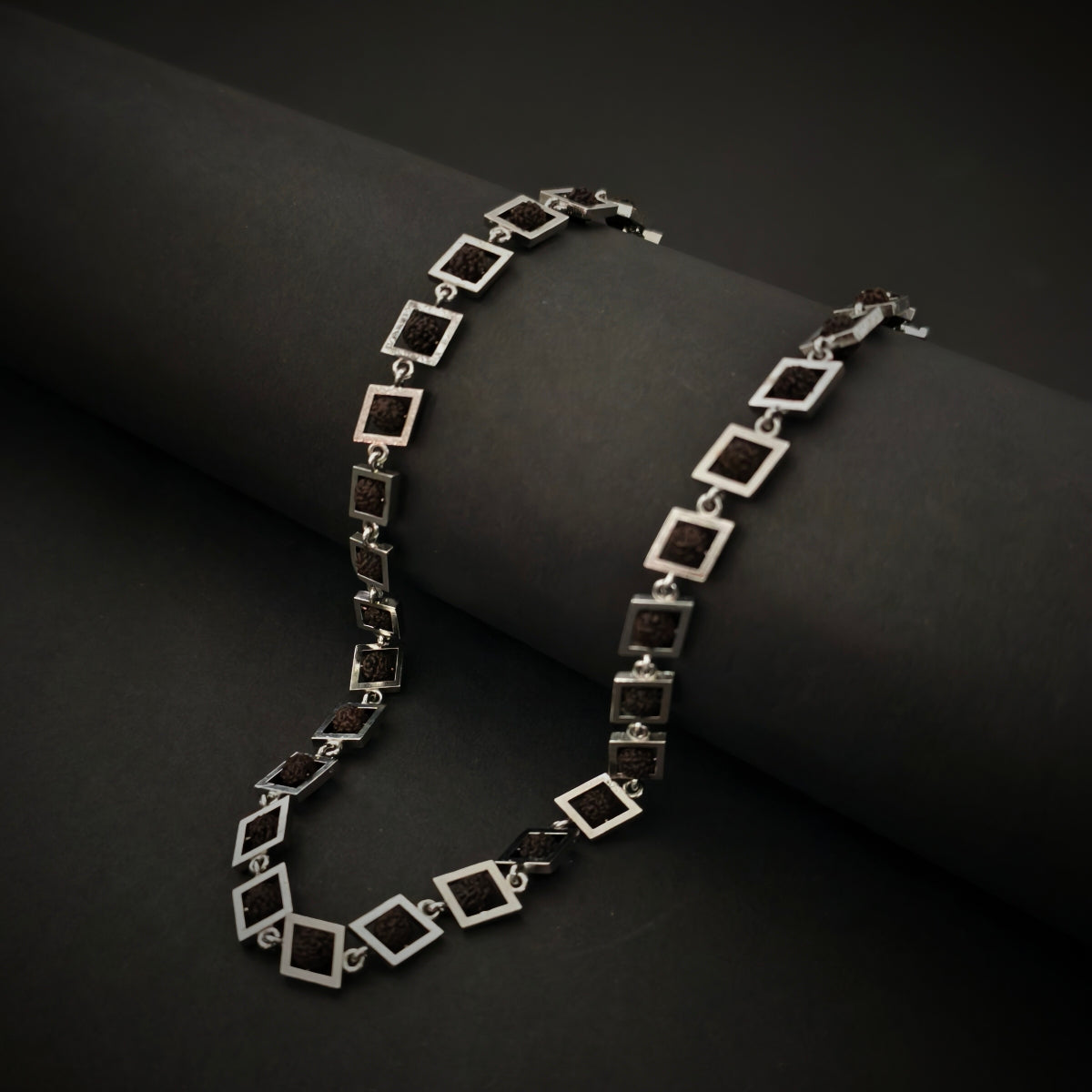 NEEL | 925 Silver Rudraksha Mala