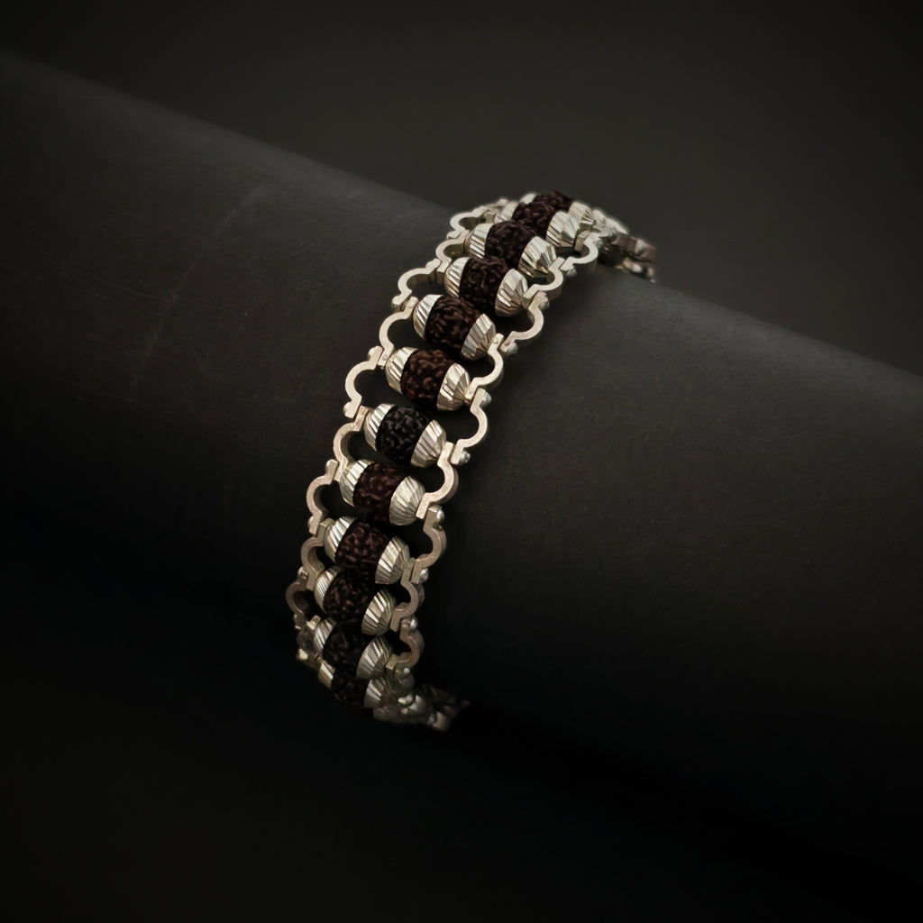 RUDRA | 925 Silver Rudraksha Bracelet