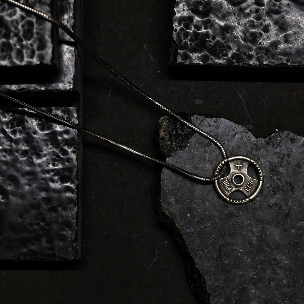 Iron Plate Pendant