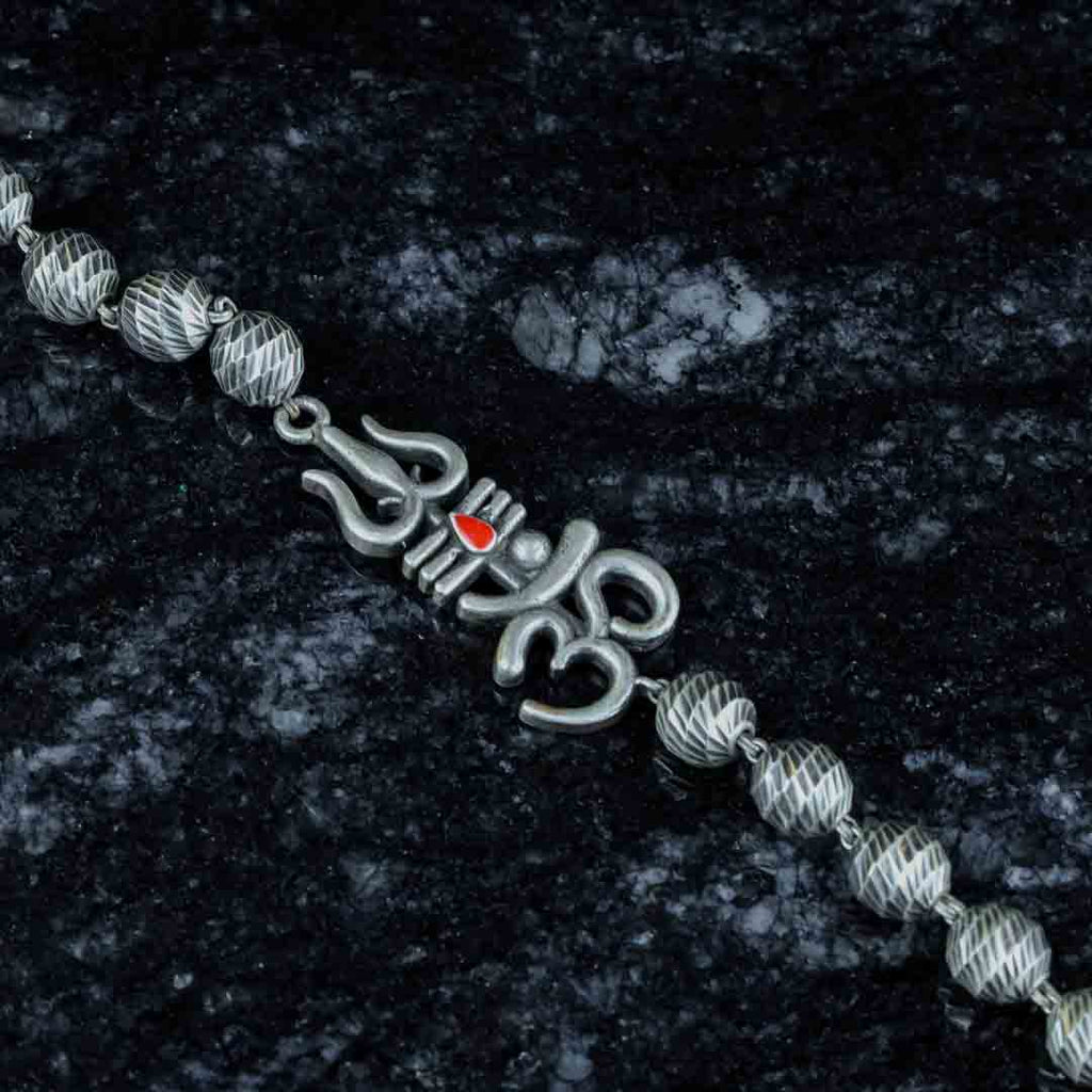 Om Trishul Rudraksh Bracelet