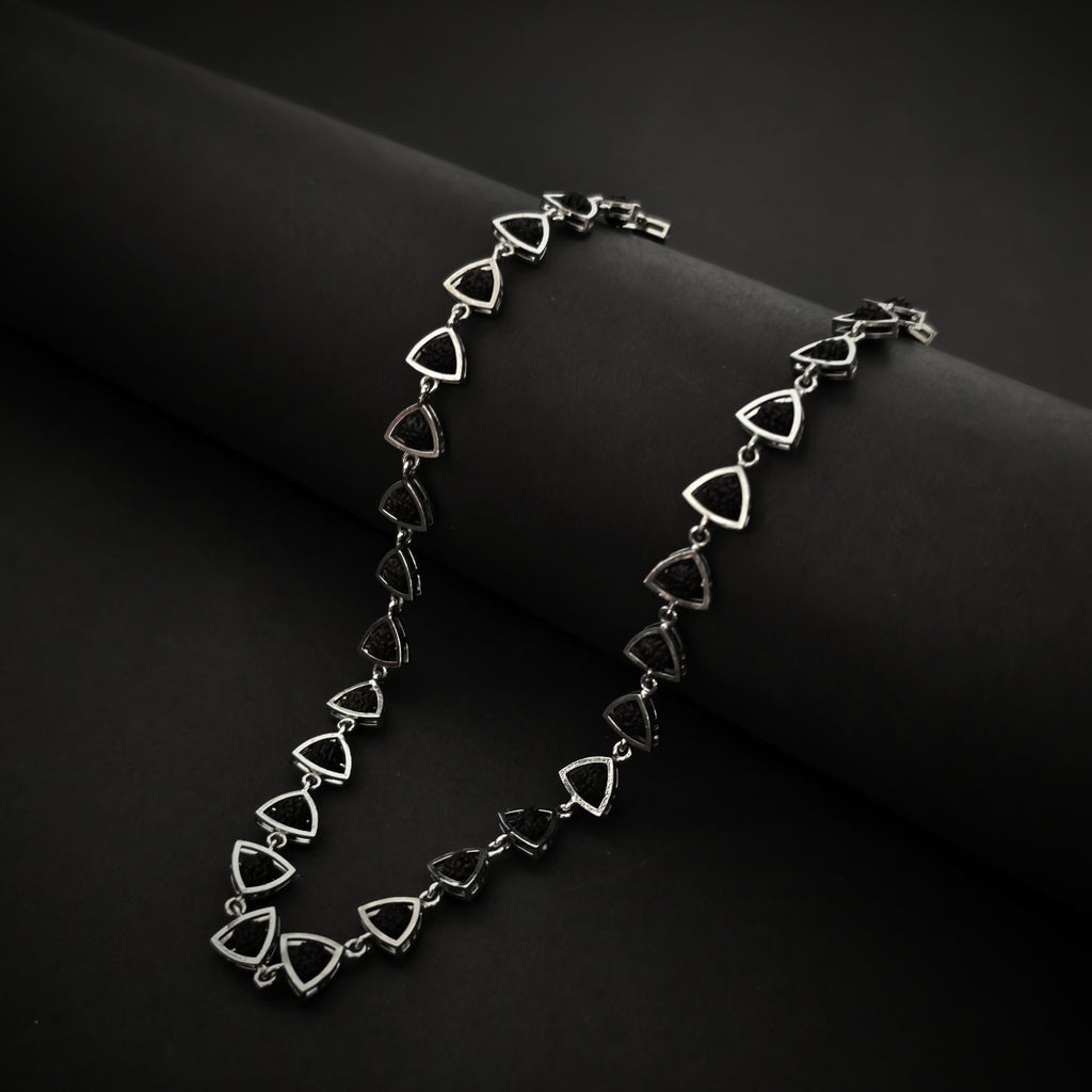 TRINETRA| 925 Silver Rudraksha Mala