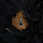 Obsidian Triangle Pendant