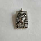 Meditating Shiv Silver Pendant