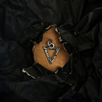 Hollow Triangle Silver Pendant