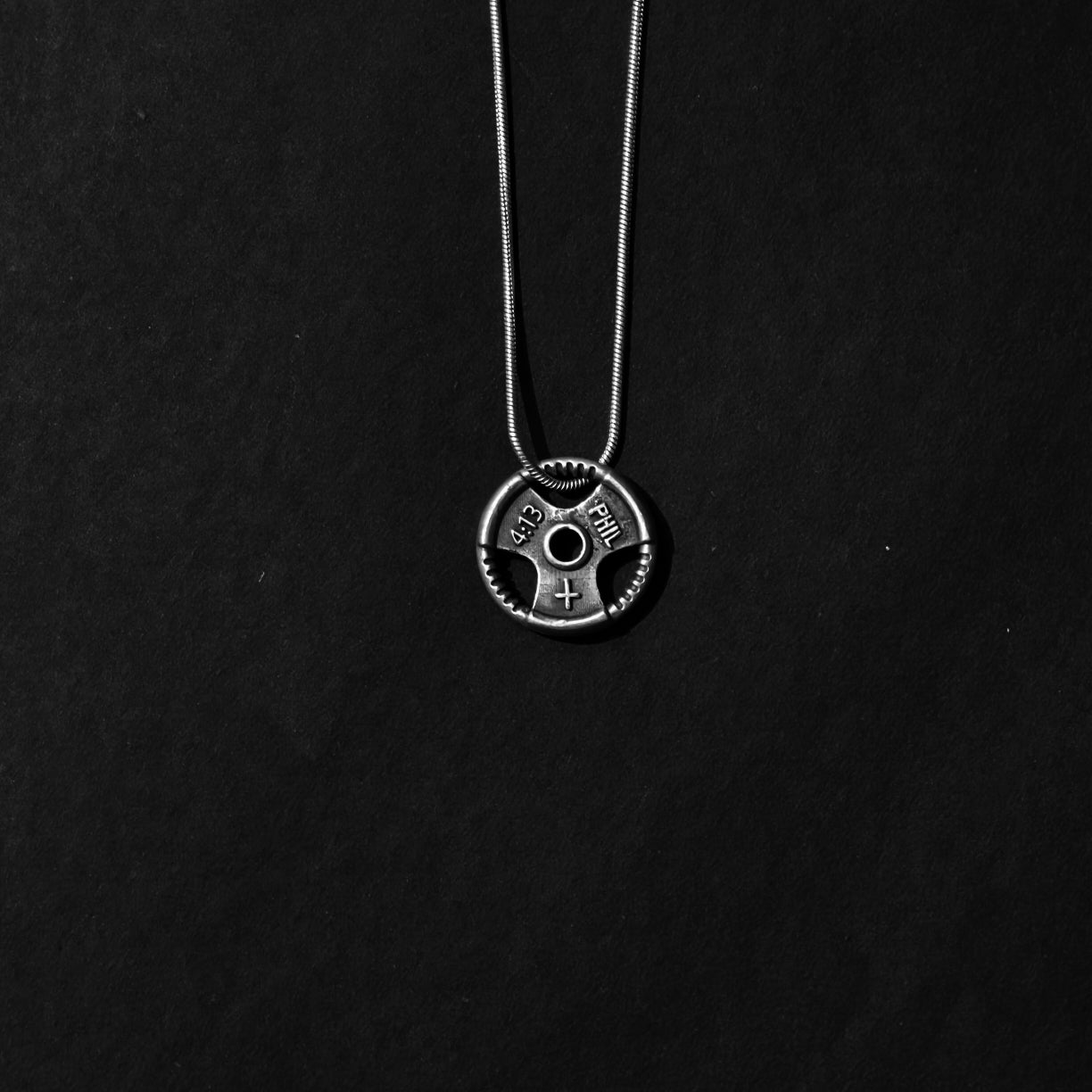 Iron Plate Pendant