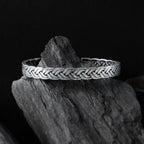 Full Braided Silver Kada