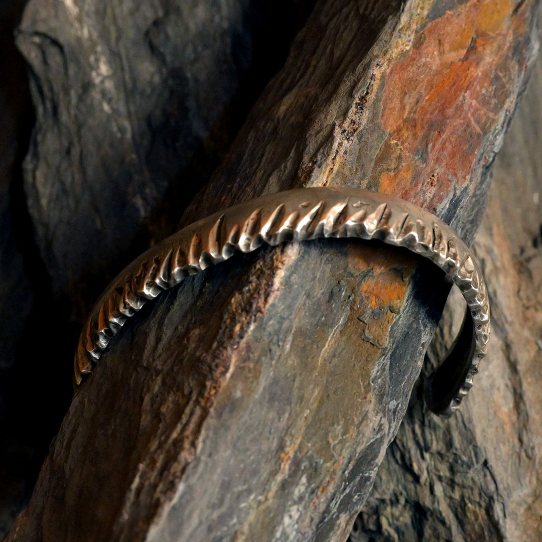 Claw Crest Silver Cuff