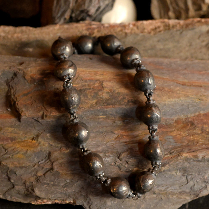 Midnight Orb Silver Loose Bracelet
