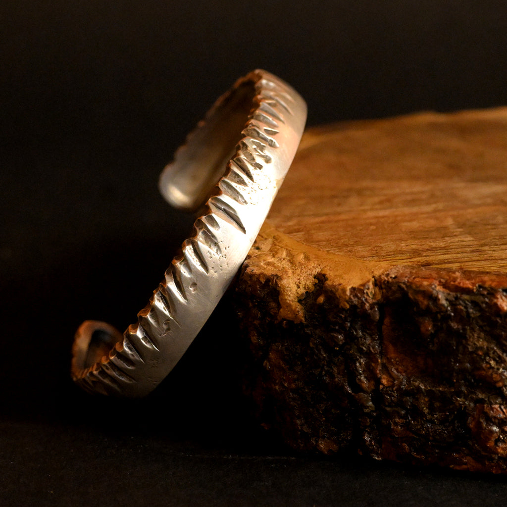 Claw Crest Silver Cuff