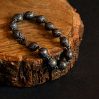 Midnight Orb Silver Loose Bracelet