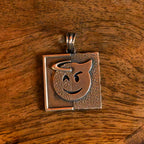 Divine Duality Silver Pendant