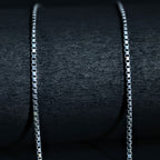 Sleek Silver Essence Square Chain
