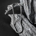 Black Sleek Cubic Loose Bracelet