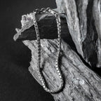 Black Sleek Cubic Loose Bracelet