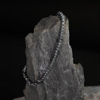 Black Sleek Cubic Loose Bracelet