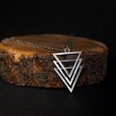 Triad Trailblazer Silver Pendant