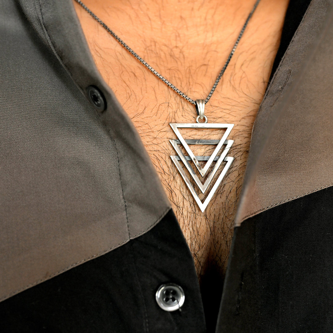 Triad Trailblazer Silver Pendant