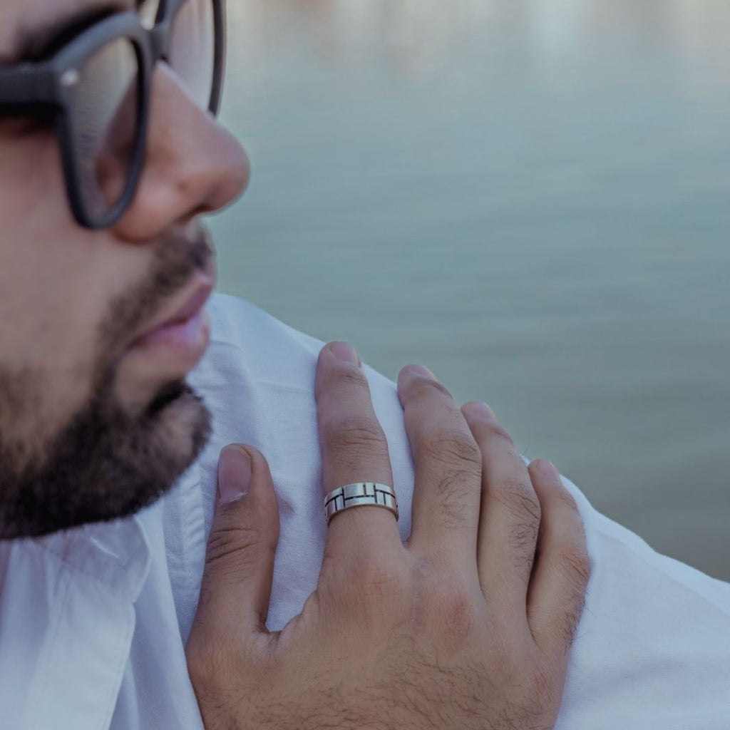 Silver Mosaic Ring